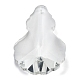 透明なガラスビッグペンダント  多面カット  ひょうたんチャーム  シャンデリアクリスタル吊り下げペンダント用  透明  76x48x21.5mm  穴：1.8mm GLAA-R223-06-2