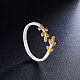 Shegrace fashion 925 anillos de puño de plata esterlina JR394A-3