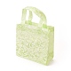 環境に優しい再利用可能なエコバッグ  不織布ショッピングバッグ  黄緑  20.5x9.7x22cm ABAG-L004-R01-1