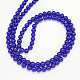 Spray Painted Glass Beads Strands DGLA-R001-6mm-M-2