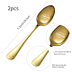 Stainless Steel Spoons Set AJEW-WH0253-018-2