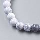 Natürliche Howlith Perlen Stränge TURQ-G091-6mm-3