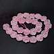 Chapelets de perles en quartz rose naturel G-P371-10-2