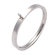 304 Stainless Steel Finger Ring Settings RJEW-O045-09-P-3
