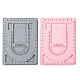 Beflockte Designbretter aus Kunststoff, für Halskette Design, Rechteck 9.33x12.99x5.12 Zoll, Mischfarbe