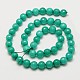 Chapelets de perles en jade de Malaisie naturelle G-M102-8mm-02-2