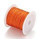 ナイロン糸コード  DIY編組ボールジュエリーコードを作る  ダークオレンジ  0.8mm  約10m /ロール（10.93ヤード/ロール） NWIR-NS018-0.8mm-022-2