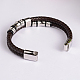Braided Leather Cord Bracelets BJEW-L497-21A-3