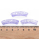 Transparent Crackle Acrylic Beads CACR-S009-001A-N47-4