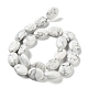 Chapelets de perles en howlite naturelle G-L164-A-36-3