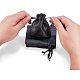 Pandahall elite 50 шт. 9x7 см черный атласный подарочный пакет на шнурке сумки свадебные сувениры свадебный душ конфеты сумки для ювелирных изделий TP-PH0001-02-3