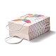 Sacchetto regalo creativo pieghevole in carta kraft rettangolare CARB-B001-01B-2