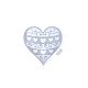 Коврик для чашки в форме сердца своими руками на День святого Валентина PW-WG26162-03-1