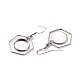 201 Stainless Steel Earring Hooks STAS-Z036-12P-2