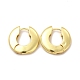 Серьги-кольца из латуни с реечным покрытием для женщин EJEW-G342-11G-1