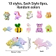 SUNNYCLUE 100Pcs 10 Styles Animal Resin Cabochon Slime Charms Resin Flatback Charms Mixed Bee Elephant Bear Mouse Dog Flatback Slime Beads for DIY Scrapbooking Jewelry Making Crafts Making Supplies CRES-SC0001-13-2