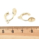 Латунные серьги с клипсами KK-K371-27A-G-3