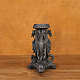 Halloween Theme Resin Candle Holder DARK-PW0001-093C-1