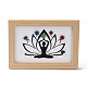 Supporto per cornice per foto chakra con pietre preziose yoga DJEW-F021-05K-1