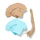 Etiquetas colgantes dúplex de papel DIY-F080-02B-2