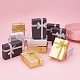 PandaHall 12 Pcs Cardboard Necklace Boxes With Ribbon Bowknot For Gifts And Jewellery CBOX-PH0002-01-3