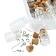 Kit fai da te per la creazione di gioielli con bottiglia dei desideri DIY-FS0003-77-3