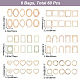 Gorgecraft 6 set 6 stili di blocchi di carta per album vuoti SCRA-GF0001-07-2