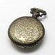 Старинные сплава цинка кварцевые часы головки для карманные часы кулон ожерелье материалы WACH-R005-05-2