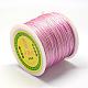マクラメラテールビーズ糸コード  ナイロンマウステールコード  フラミンゴ  1.5mm  約100ヤード/ロール（300フィート/ロール） NWIR-R024-1902-2