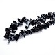 Natural Snowflake Obsidian Beads Strands G-O049-A-44-3
