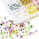 Kit di semi di vetro e argilla polimerica e perline malocchio per la creazione di braccialetti fai-da-te DIY-YW0004-63-5