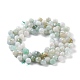 Chapelets de perles naturelles de jade du Myanmar/jade de Birmanie G-H243-17-2