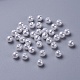 White Imitation Pearl Acrylic Round Beads X-PL609-22-3