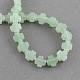 Verde naturale pietra avventurina fili di perline G-R182-18-2