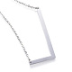 304 Stainless Steel Pendant Necklaces STAS-D162-12L-3