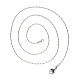 304 Stainless Steel Coreana Chain Necklace NJEW-S420-006D-P-2