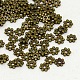 Alliage daisy séparateurs perles de style tibétain K08SK071-1