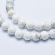 Chapelets de perles en howlite naturelle X-G-P353-01-8mm-3
