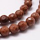 Synthetic Goldstone Beads Strands G-D840-48-10mm-3