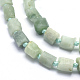 Chapelets de perles naturelles de jade du Myanmar/jade de Birmanie G-K222-04-3