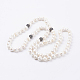 Collares de perlas naturales de agua dulce con cuentas y rhinestone de arcilla polimérica NJEW-F174-16-2