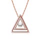 925 подвесные стерлингового серебра ожерелья NJEW-BB30224-6