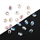 Perles de verre tchèques X-GLAA-L025-D08-1