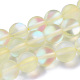 Chapelets de perles en pierre de lune synthétique G-F142-8mm-14-1