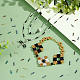 Pandahall elite 2100pcs 7 perles de bugle torsadées en verre de style SEED-PH0001-55-2