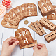 PH PandaHall 20 Sets Wooden Table Number Table Signs with Stands Self Stand Wedding Centerpieces Wooden Sign for Wedding Reception Event Party Restaurant Centerpieces Decor 4x3 inch ODIS-WH0057-02-3