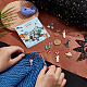 Halloween Theme Alloy Enamel Pendant Stitch Markers HJEW-AB00230-3