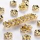 Middle East Rhinestone Spacer Beads RSB030NF-01G-1