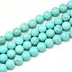 Synthetic Turquoise Beads Strands G-R003-04-1