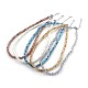 Glass Beaded Necklaces NJEW-JN02271-1